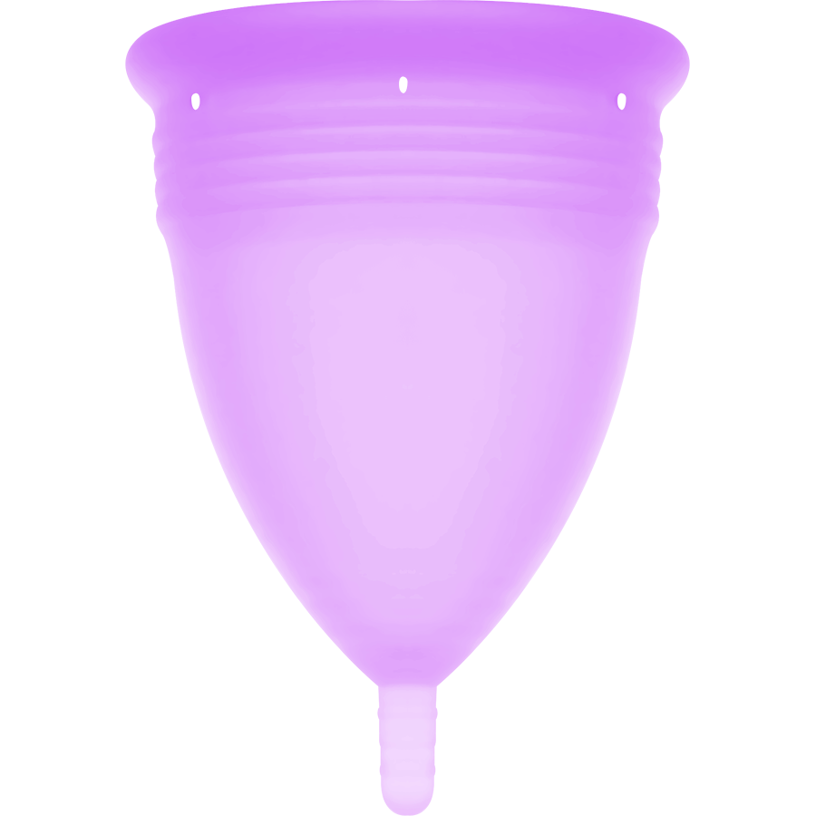 STERCUP - COPPA MESTRUALE IN SILICONE FDA LILLA - TAGLIA S – Coppa vaginale