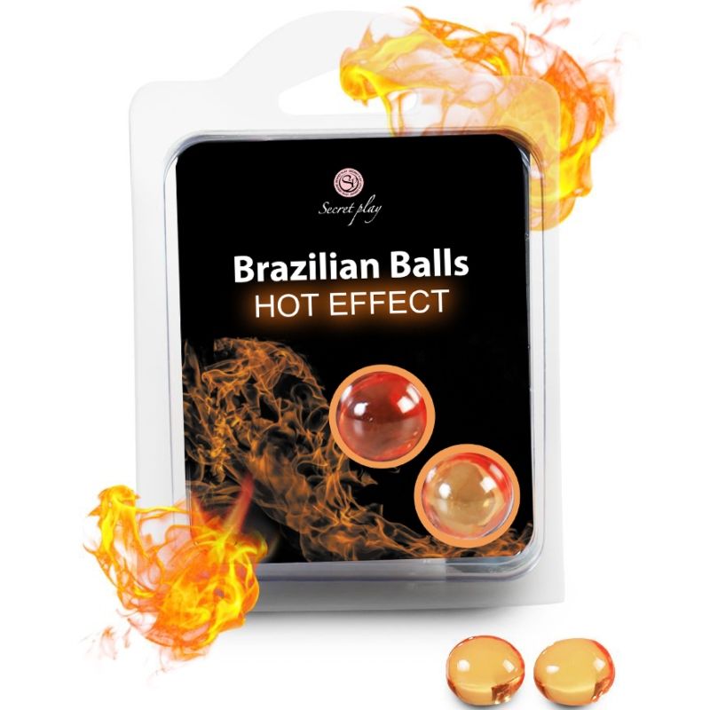 SECRETPLAY - PALLINE BRASILIANE  EFFETTO RISCALDANTE 2 UNITÀ – Effetto calore