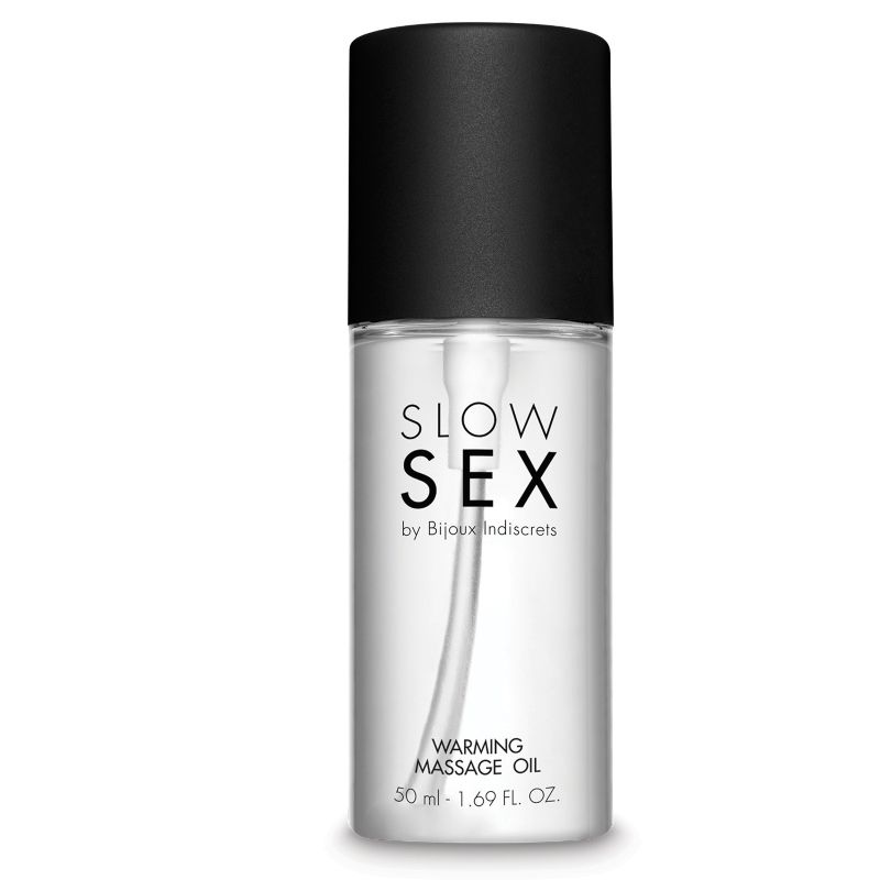 BIJOUX INDISCRETS - OLIO PER MASSAGGIO SESSUALE LENTO EFFETTO CALORE 50 ML – Con effetto termico – foto 2