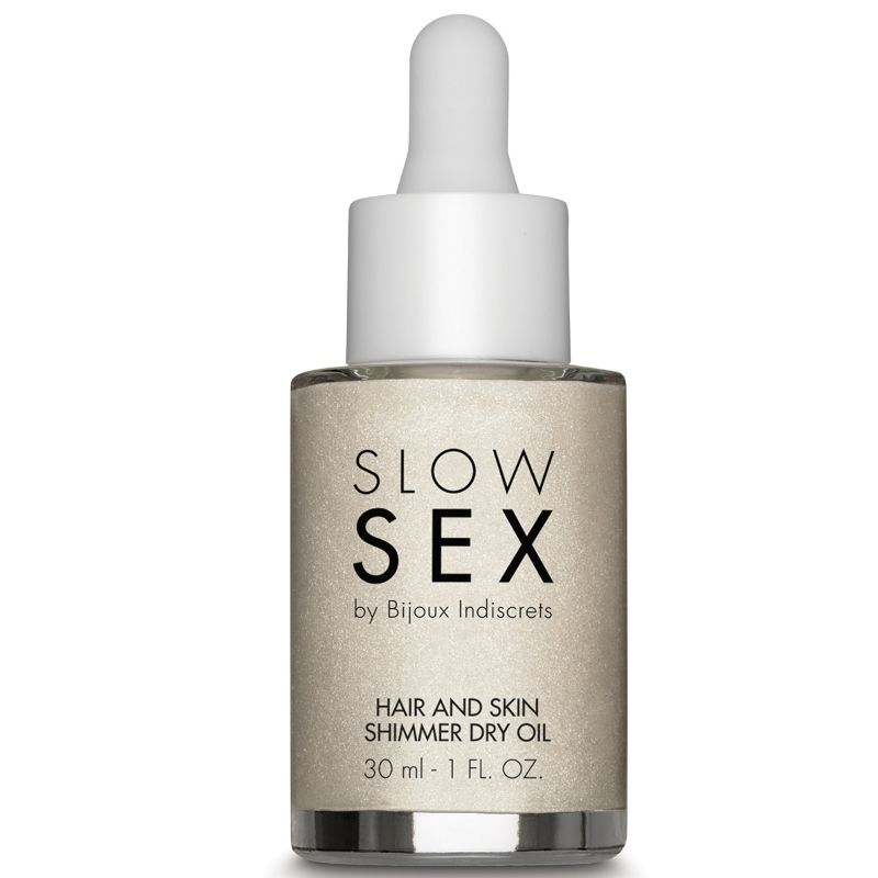 BIJOUX INDISCRETS - SLOW SEX OLIO SECCO ILLUMINANTE MULTIFUNZIONE 30 ML – Luminosità del corpo – foto 2