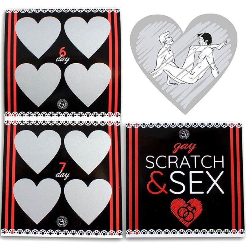 SECRETPLAY - GIOCO GRATTA E SESSO PER COPPIE GAY (ES/EN/FR/PT/DE) – Giochi di coppia