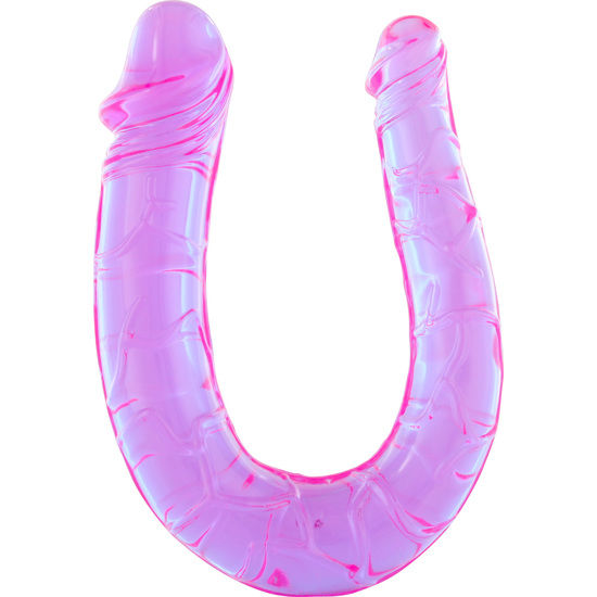 SEVEN CREATIONS - PENE CON DUE TESTE DI GELATINA FLESSIBILI – Doppio pene