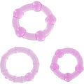 SEVEN CREATIONS - SET DI TRE ANELLI PER PENE LILLA – GIOCATTOLI SESSUALI