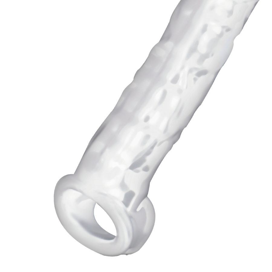 ADDICTED TOYS - ESTENSIONE DONG TRASPARENTE – Copri pene con estensione – foto 3