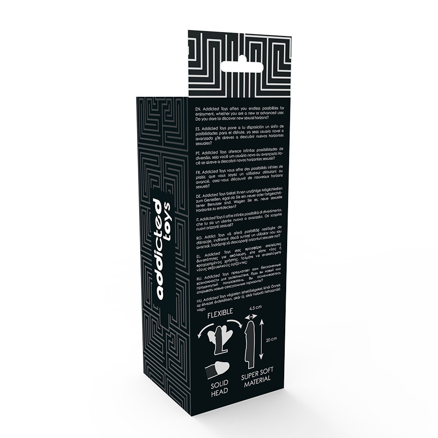 ADDICTED TOYS - ESTENSIONE DONG TRASPARENTE – Copri pene con estensione – foto 6