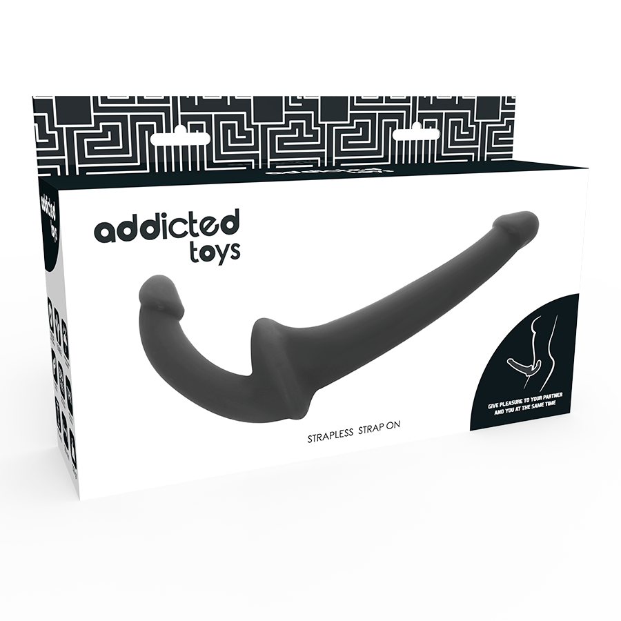 ADDICTED TOYS - DILDO CON RNA S SENZA SOTTOMISSIONE NERO – Imbracature senza vibrazioni – foto 5