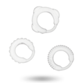 ADDICTED TOYS - SET C-RING TRASPARENTE – Cockring senza vibrazione