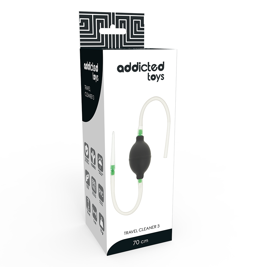 ADDICTED TOYS - SET DI CLISTERE NERO – Pulizia intima – foto 5