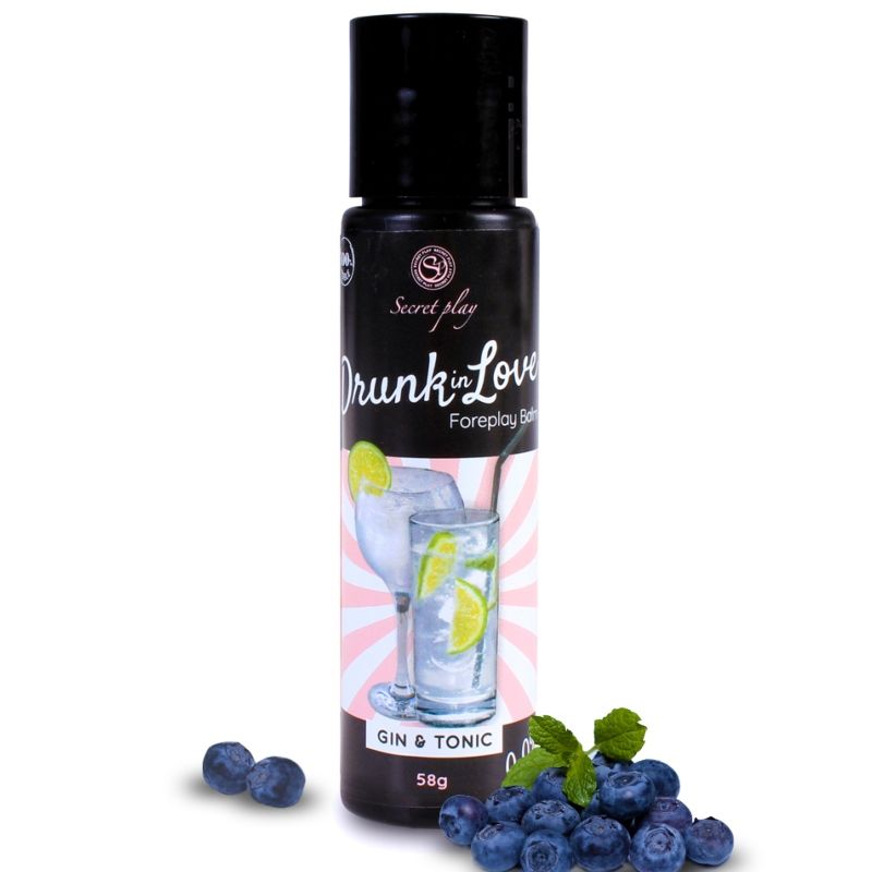 SECRETPLAY - DRUNK IN LOVE LUBRIFICANTE GIN&TONIC 60 ML – Con sapori deliziosi