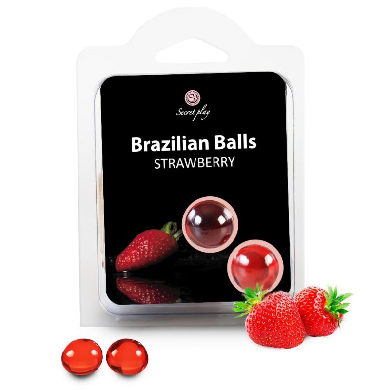 SECRETPLAY - 2 PALLE BRASILIANA FRAGOLA – Palle brasiliane