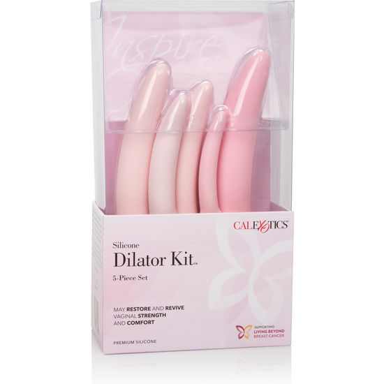 CALEXOTICS - SET DI DILATATORE IN SILICONE INSPIRE 5 PZ – Dilatatore vaginale-anale – foto 3