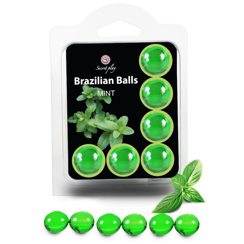 SECRETPLAY - SET 6 PALLINE BRASILIANI MENTA – Palle brasiliane