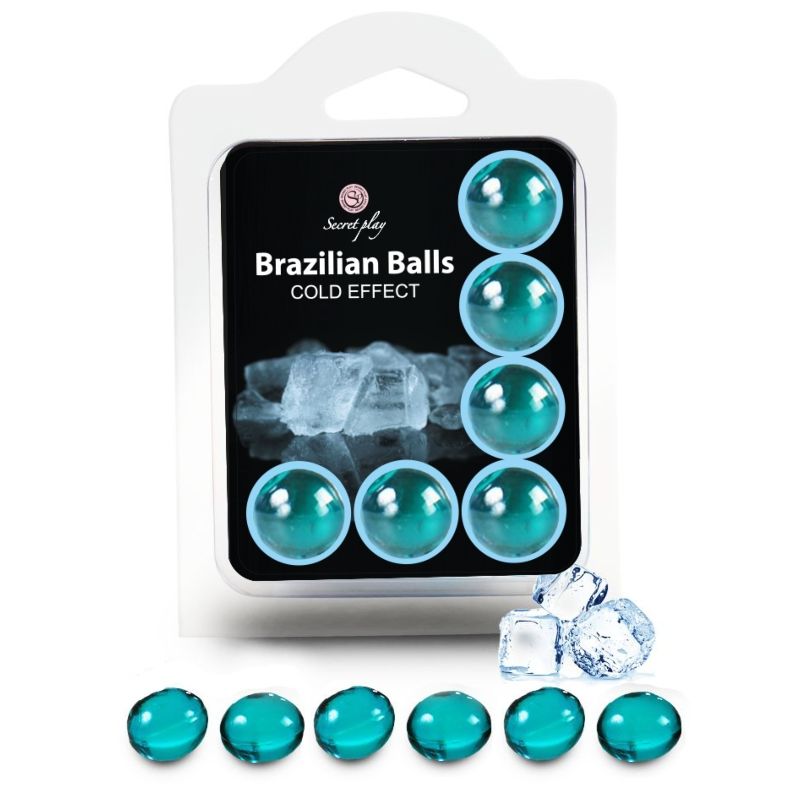 SECRETPLAY - SET 6 PALLINE BRASILIANE EFFETTO FREDDO – Effetto freddo