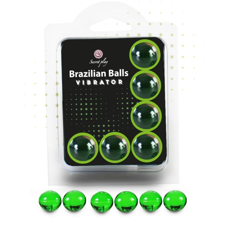SECRETPLAY - SET 6 VIBRATORI PER PALLINE BRASILIANI – Palle brasiliane