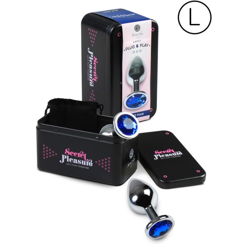 SECRETPLAY - PLUG ANALE TAGLIA L BLU – Tappi anali – foto 2