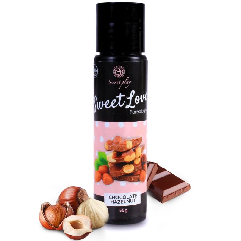 SECRETPLAY - GEL DOLCE AMORE CIOCCOLATO CON NOCCIOLA 60 ML – Con sapori deliziosi
