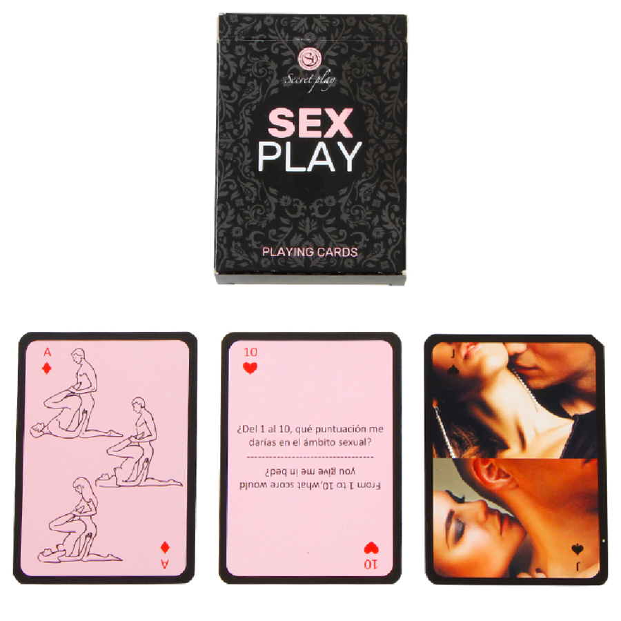 SECRETPLAY - CARTE DA GIOCO SEX PLAY (ES/EN) – Giochi di carte