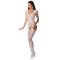 PASSION - WOMAN BS062 BODYSTOCKING BIANCO TAGLIA UNICA – Bodystocking