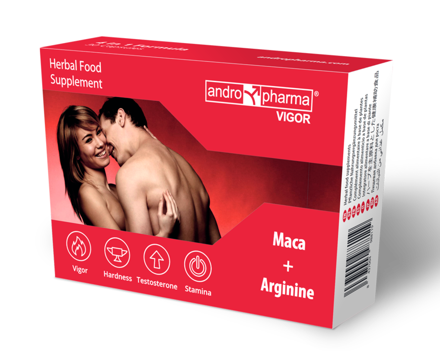 Andropharma Vigor – Integratore alimentare a base di erbe per la libido maschile – Capsule – foto 3