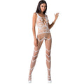 PASSION - WOMAN BS058 BODYSTOCKING BIANCO TAGLIA UNICA – Bodystocking