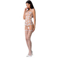 PASSION - DONNA BS067 BODYSTOCKING BIANCO TAGLIA UNICA – Bodystocking