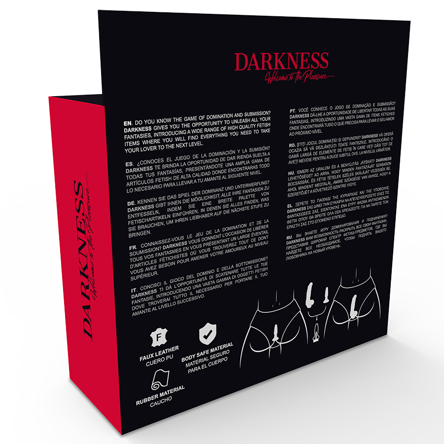 DARKNESS - SLIP CON TAPPO E DILDO INTERCAMBIABILE – Peni realistici – foto 5