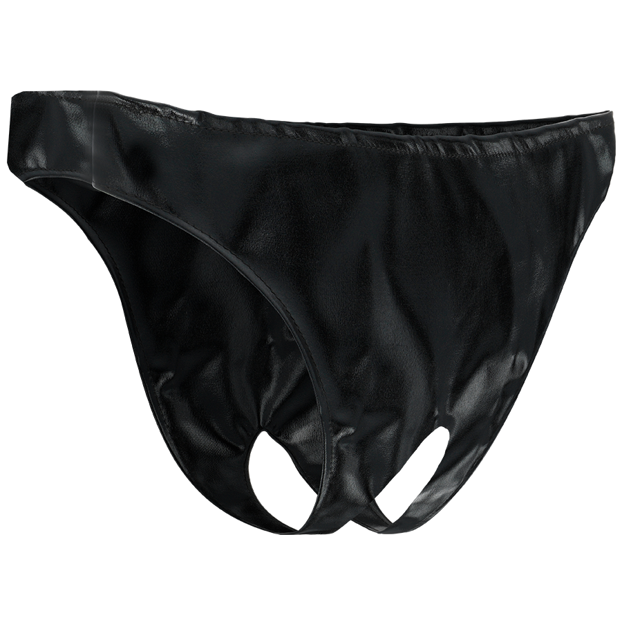 DARKNESS - MUTANDINE APERTE UNISEX TAGLIA UNICA – Stile FETISH – foto 2