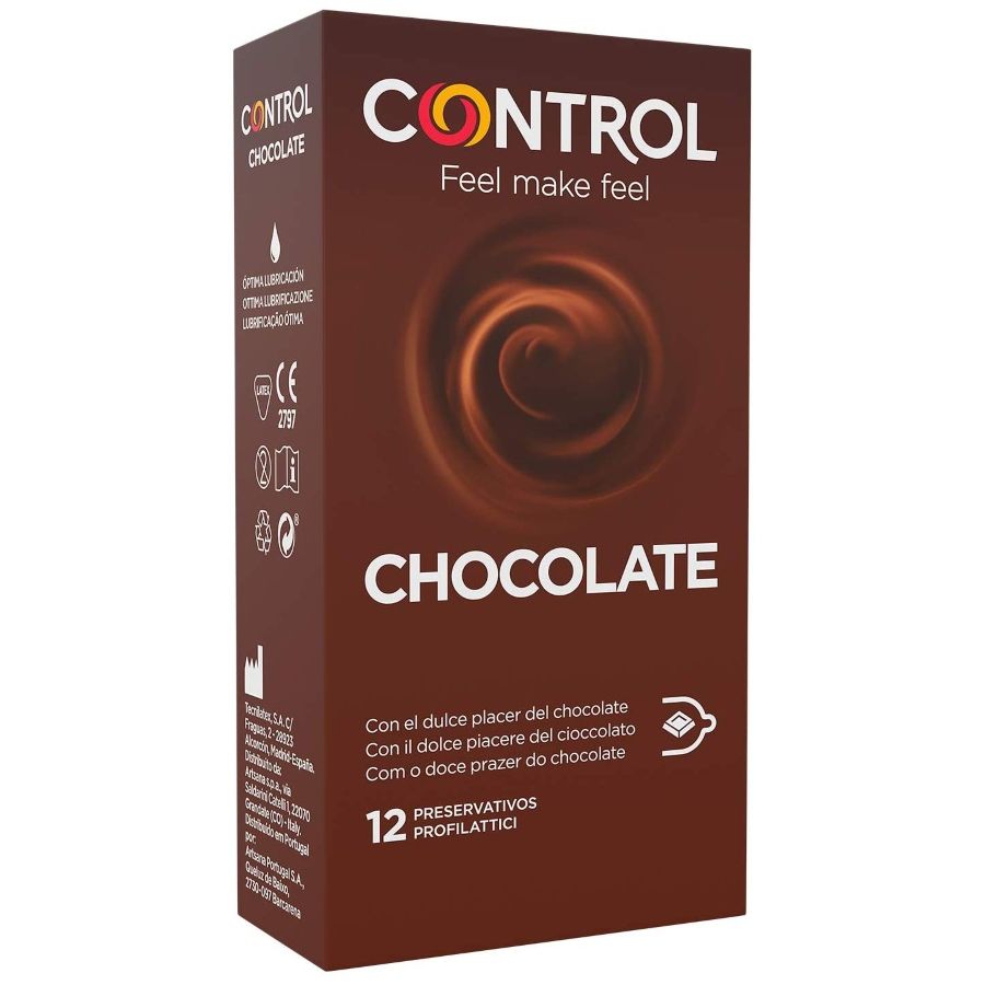 CONTROL - ADAPTA CHOCOLATE CONDOMS 12 UNITS – Profumo