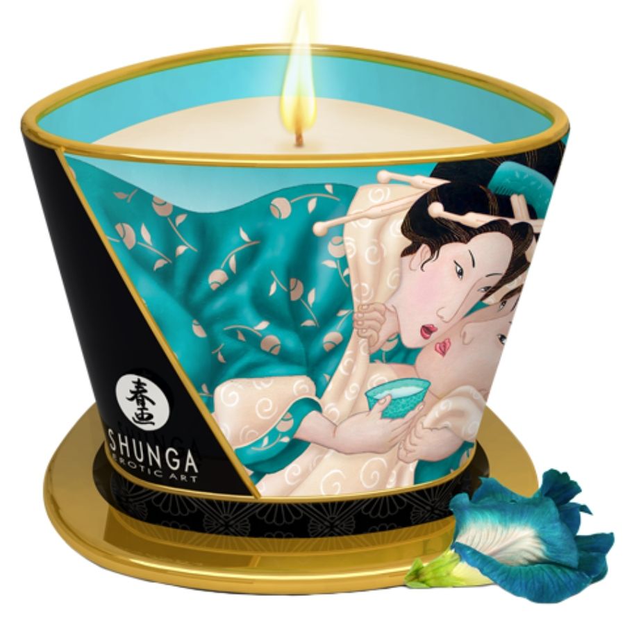 SHUNGA - CANDELA DA MASSAGGIO ISLAND BLOSSOMS 170 ML – Candele da massaggio