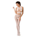 PASSION - WOMAN BS048 BODYSTOCKING BIANCO TAGLIA UNICA – Bodystocking