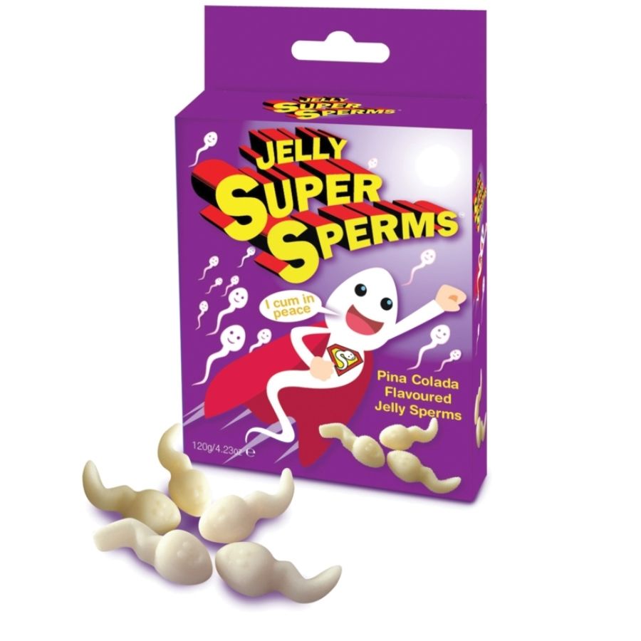 SPENCER & FLEETWOOD - JELLY SUPER SPERM GOMMIES FORMA SPERMA 120 GR – Dolcetti divertenti