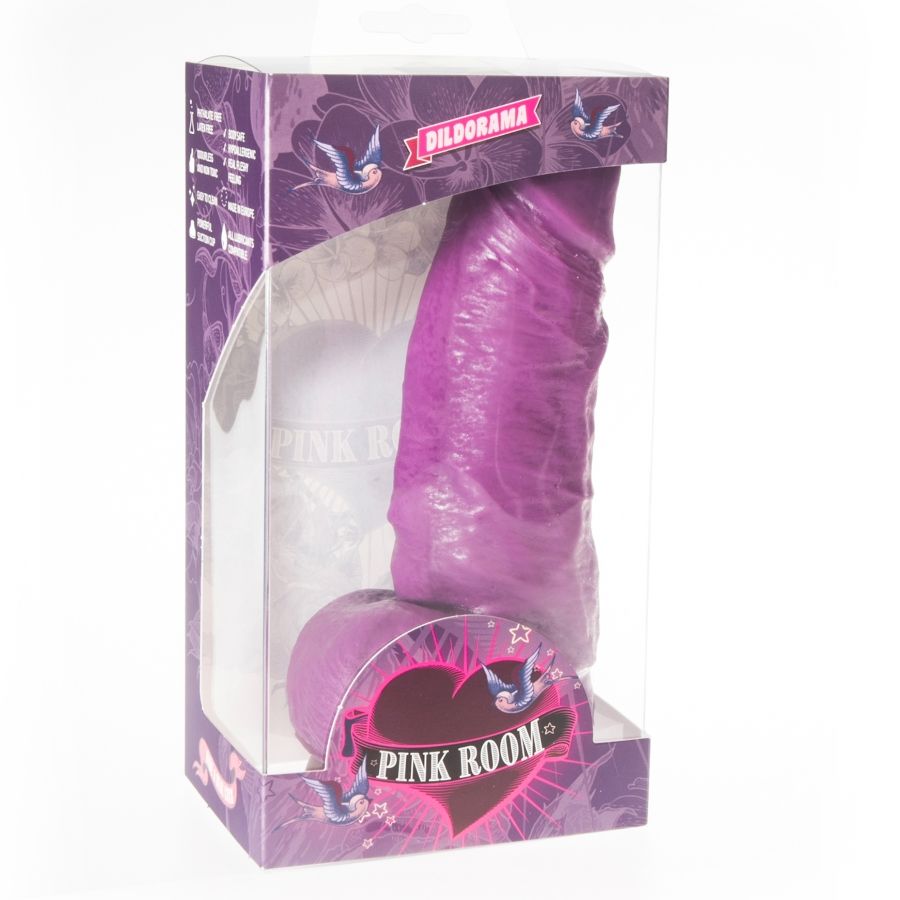 PINK ROOM - DILDO REALISTICO DAYAN VIOLA 17 CM – Peni realistici – foto 2