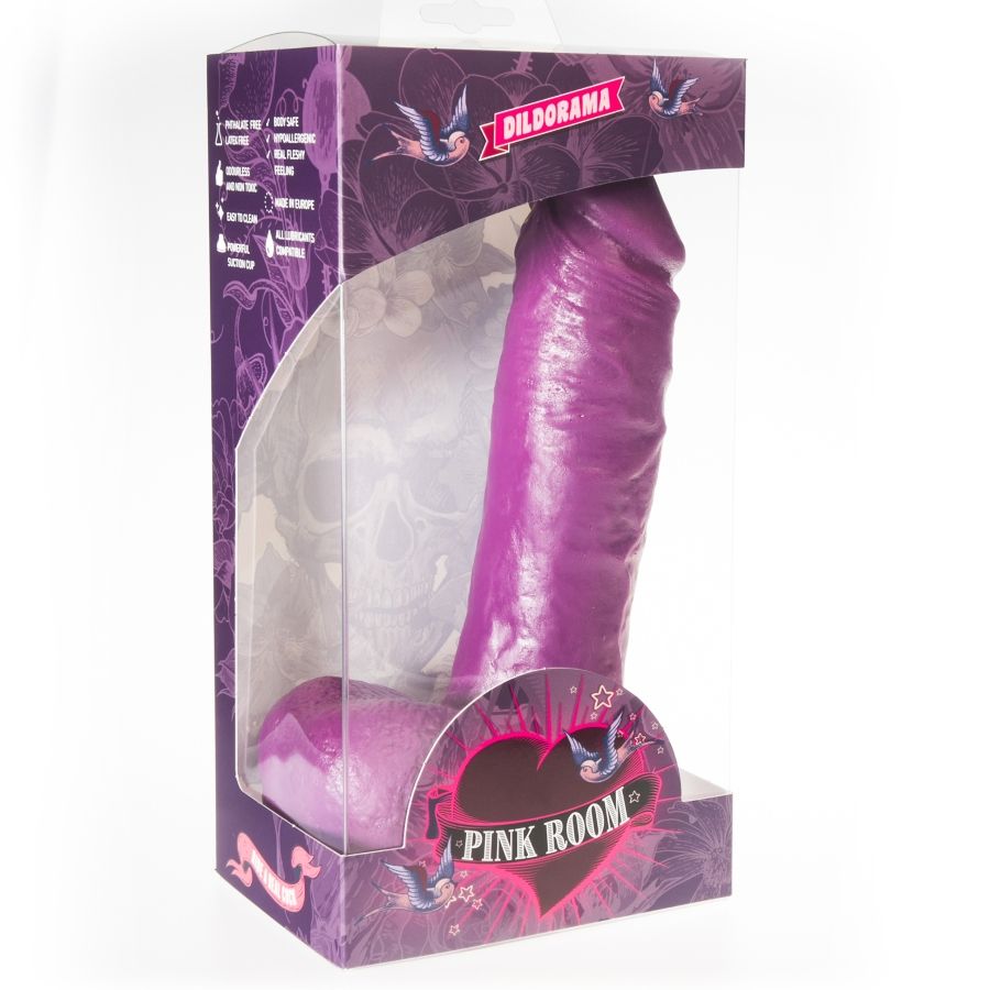PINK ROOM - ANTON DILDO REALISTICO VIOLA 21,5 CM – Peni realistici – foto 2