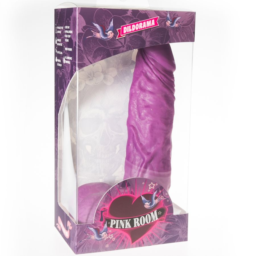 PINK ROOM - CHEMS DILDO REALISTICO VIOLA 20 CM – Peni realistici – foto 2
