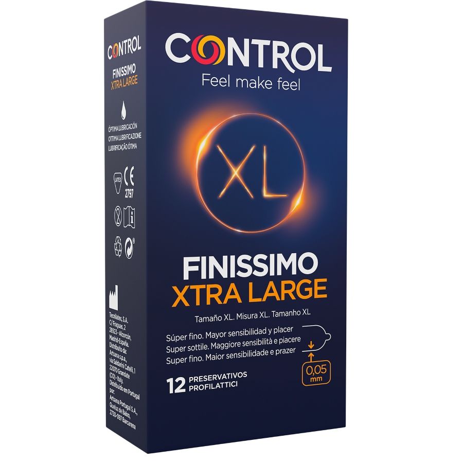 CONTROL - PRESERVATIVI FINISSIMO XL 12 UNITÀ – Sensibile