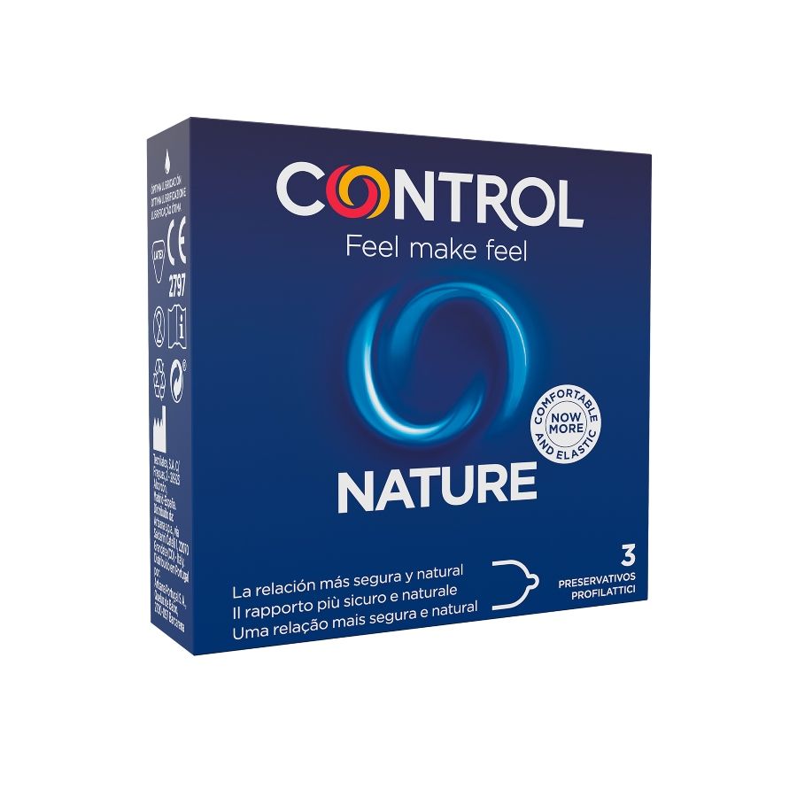 CONTROL - PRESERVATIVI ADAPTA NATURE 3 UNITÀ – Gamma naturale