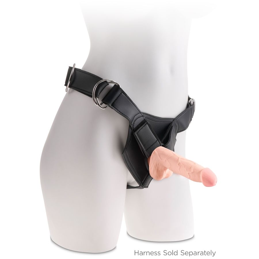 KING COCK - DILDO TRIPLA DENSIT 14 CM – Peni realistici – foto 6