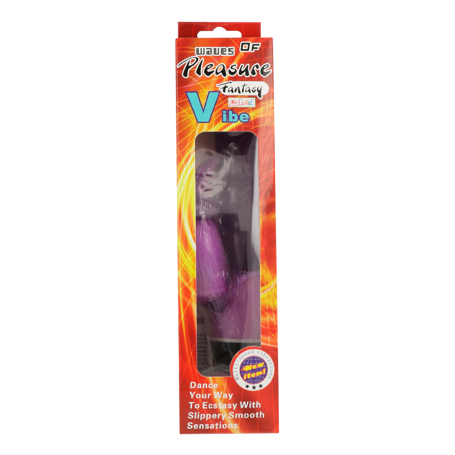 BAILE - ONDE DI PIACERE VIBRATORE FANTASY CON CONIGLIO LILLA 23 CM – Vibratori di coniglio – foto 2