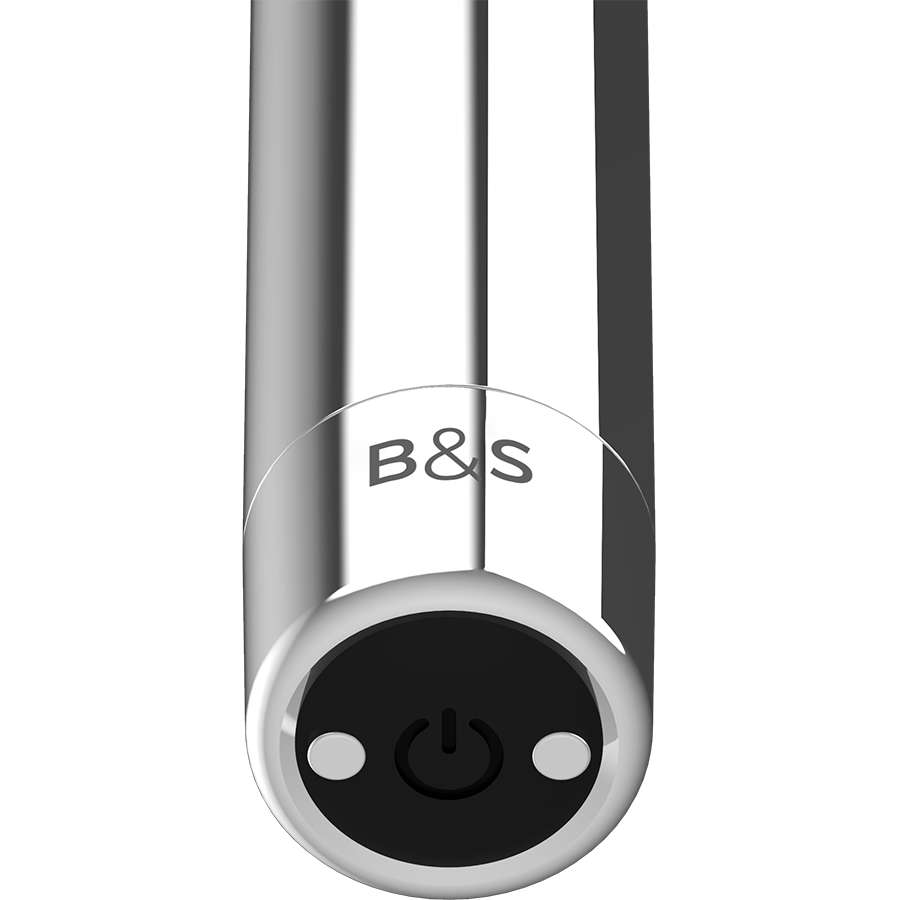 BLACK&SILVER - KAILAN 2 PROIETTILE MAGNETICO VIBRANTE ARGENTO – Mini vibratori – foto 3