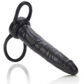 CALEXOTICS - ACCOMMODATOR DOPPIO PENETRATORE NERO – Estensore del pene con imbracatura