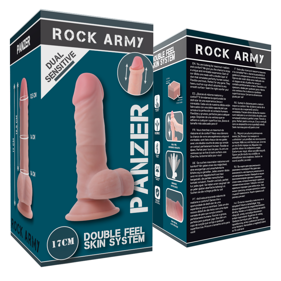 ROCKARMY - PANZER DUAL DENSITY 17 CM -O- 4.46 CM – Peni realistici – foto 8
