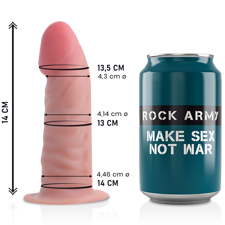 ROCKARMY - DUAL DENSITY TIGER 14 CM -O- 4.46 CM – Peni realistici