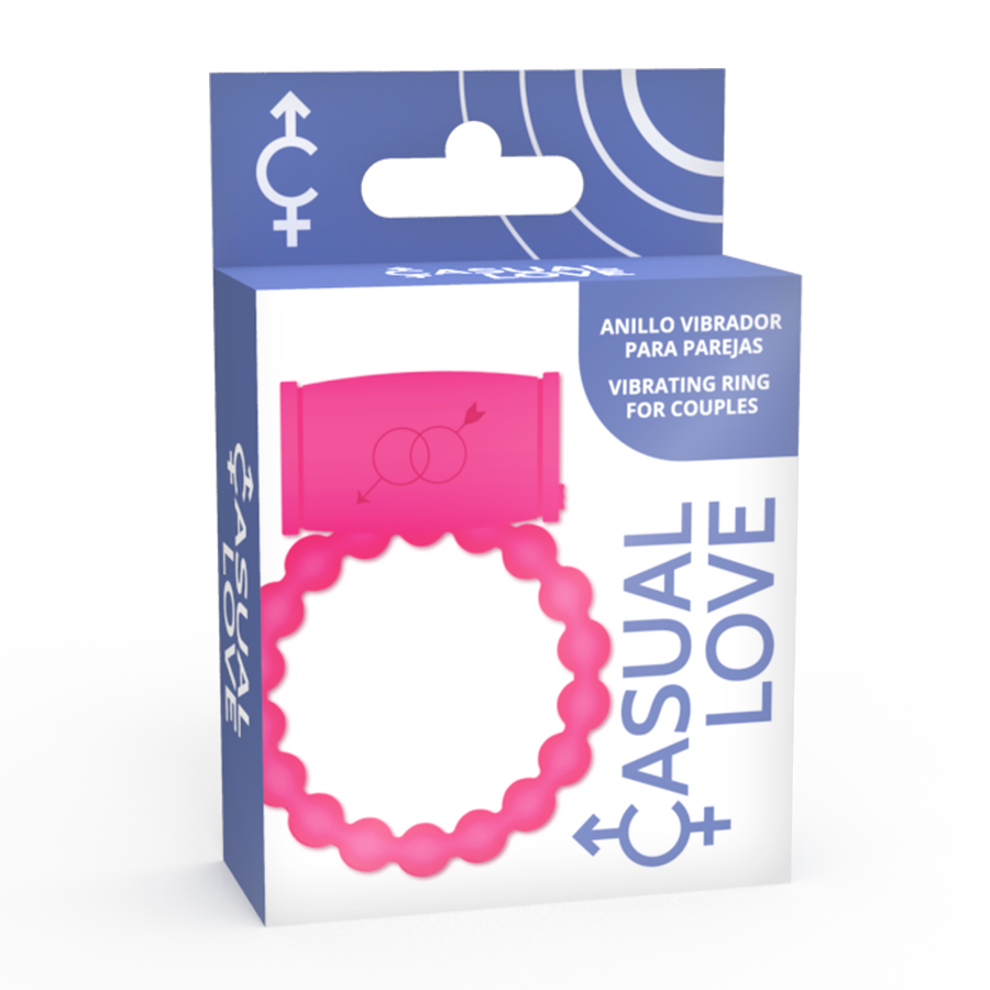 CASUAL LOVE - ANELLO VIBRATORE 25 ROSA – Cockring con vibrazione – foto 4