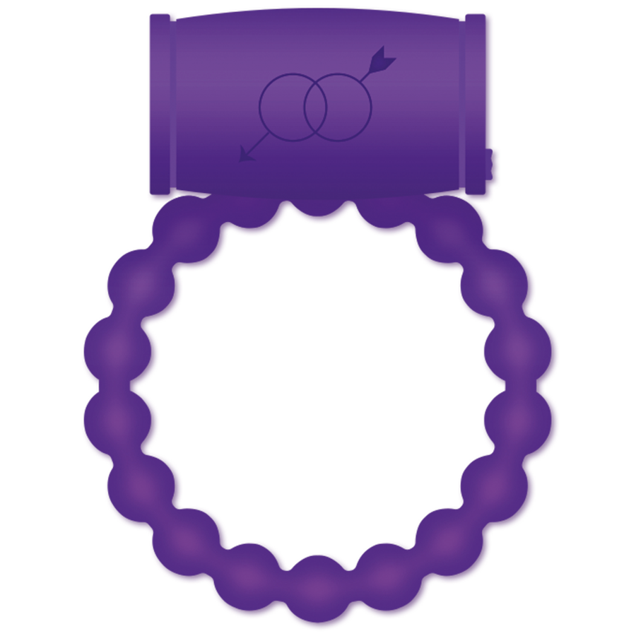 CASUAL LOVE - ANELLO VIBRATORE PER 25 COPPIE VIOLA – Cockring con vibrazione