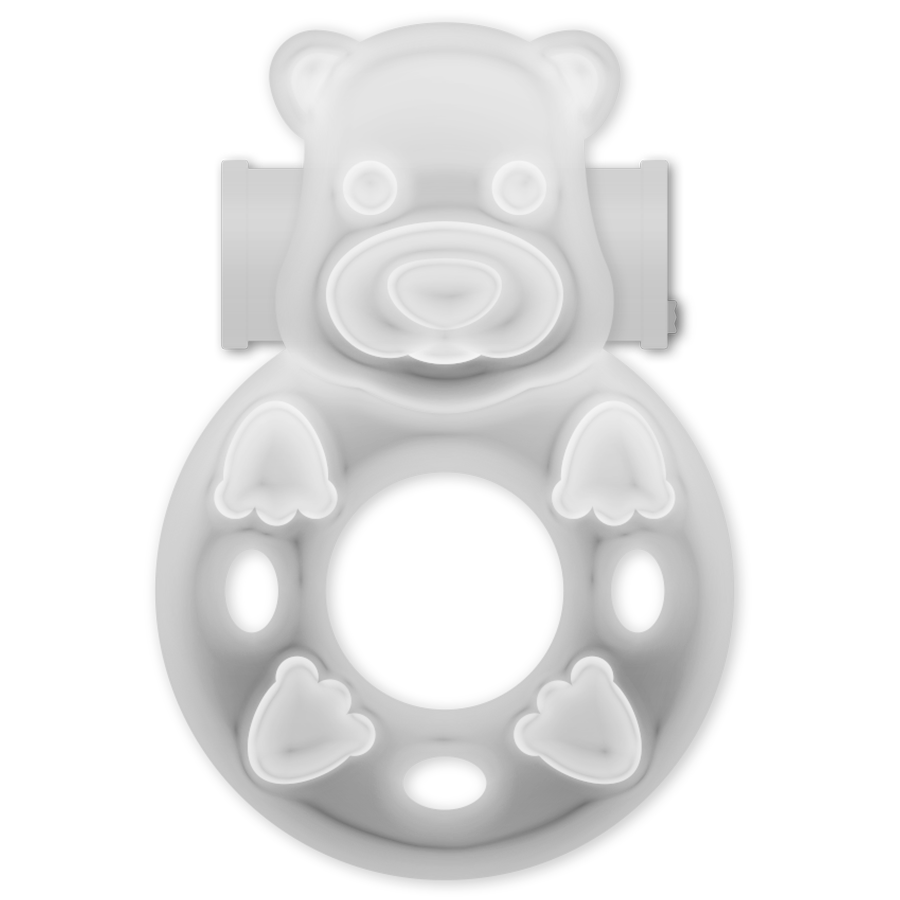 CASUAL LOVE - 26 ANELLO VIBRATORE CONIGLIETTO TRASPARENTE – Cockring con vibrazione