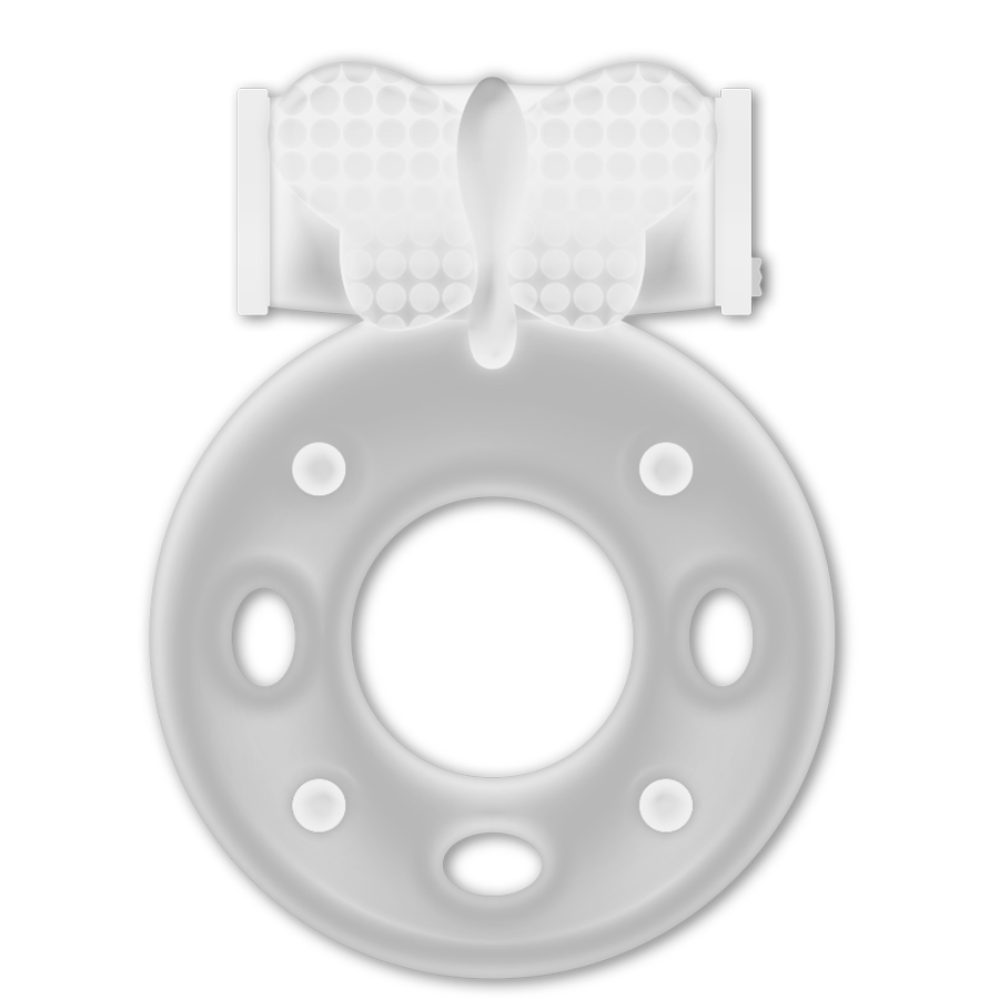 CASUAL LOVE - ANELLO 34 TRASPARENTE – Cockring con vibrazione
