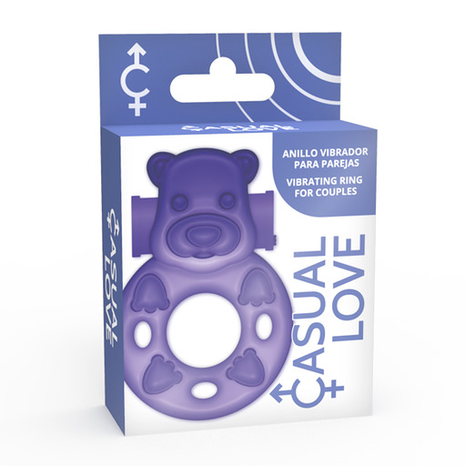 CASUAL LOVE - ANELLO VIBRATORE 26 LILLA CONIGLIETTO – Cockring con vibrazione – foto 3