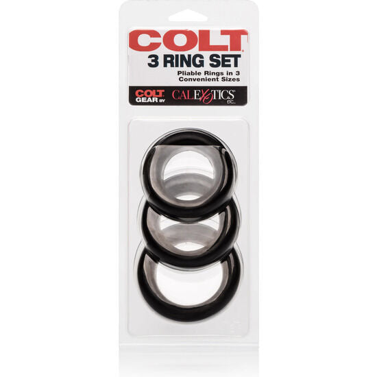CALEXOTICS - SET 3 ANELLI COLT – Cockring senza vibrazione – foto 2