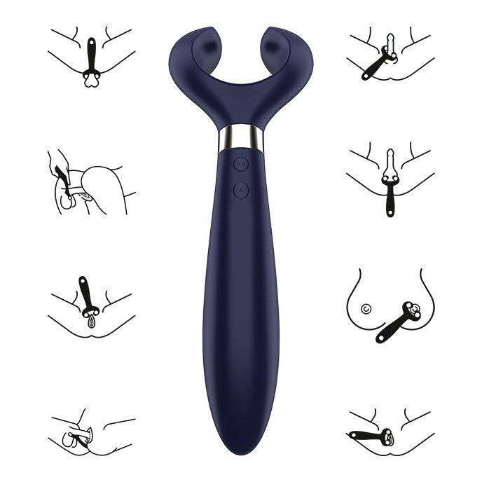 SATISFYER - DIVERTIMENTO INFINITO MULTI VIBRATOR 3 BLU – Vibratori HI-TECH – foto 4