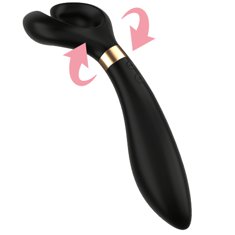 SATISFYER - DIVERTIMENTO INFINITO MULTI VIBRATOR 3 NERO – Stimolanti per le donne
